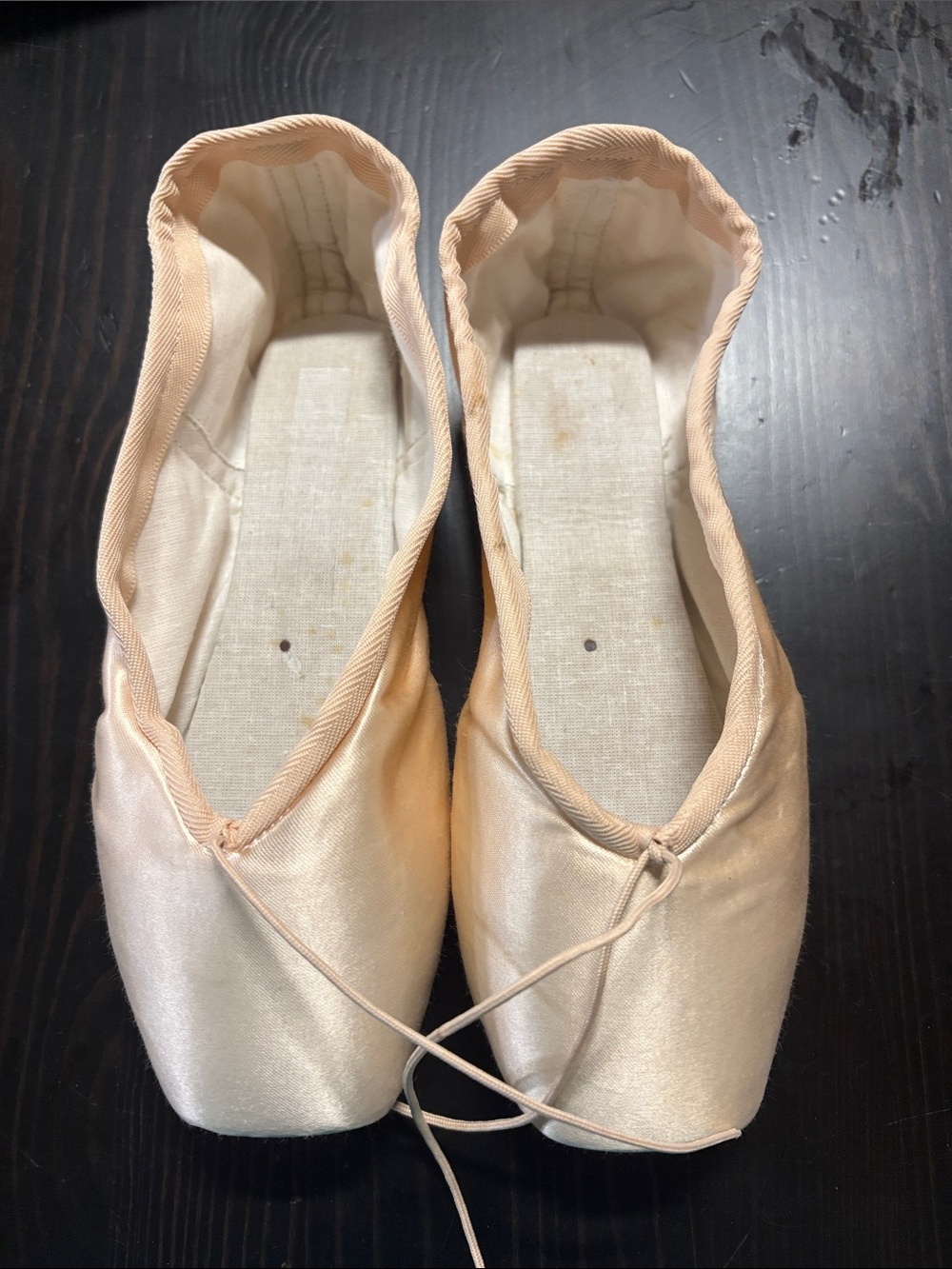 Women's Ballet Pointe Shoes in Light Pink Satin